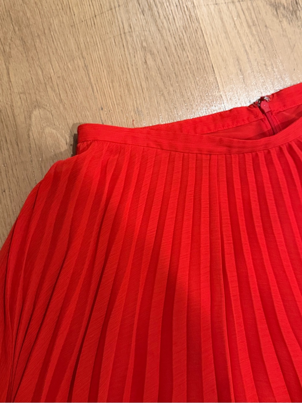 Whistles Women’s Pleated Red Skirt